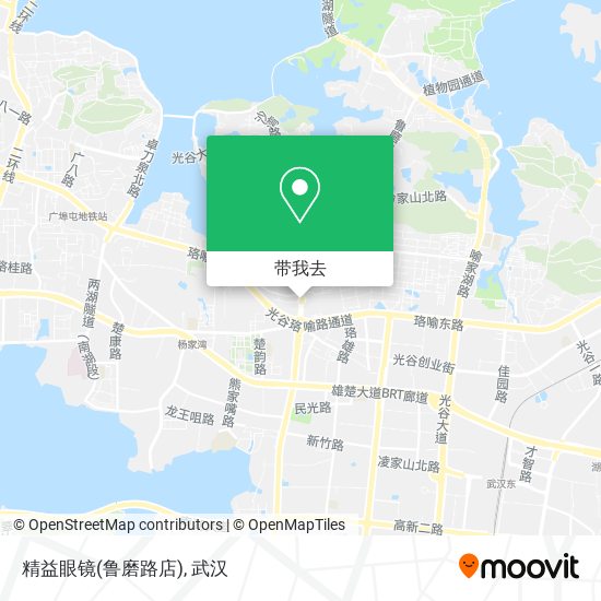 精益眼镜(鲁磨路店)地图