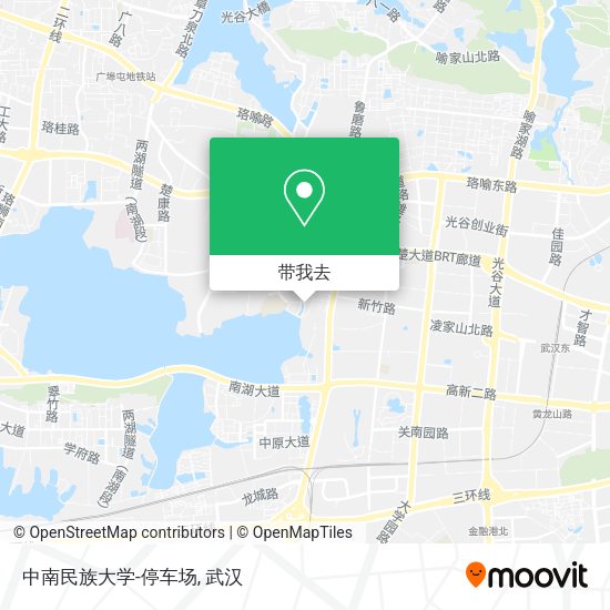 中南民族大学-停车场地图