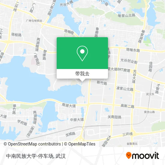 中南民族大学-停车场地图