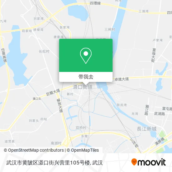 武汉市黄陂区滠口街兴营里105号楼地图
