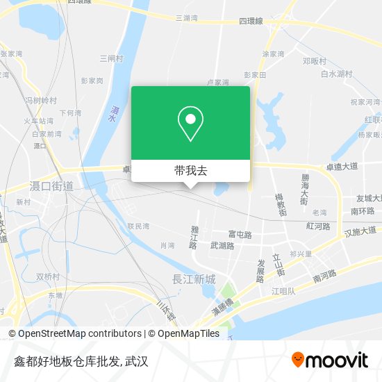 鑫都好地板仓库批发地图