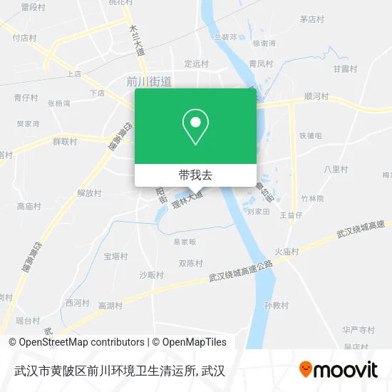 武汉市黄陂区前川环境卫生清运所地图
