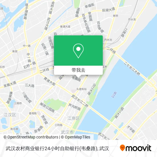武汉农村商业银行24小时自助银行(韦桑路)地图
