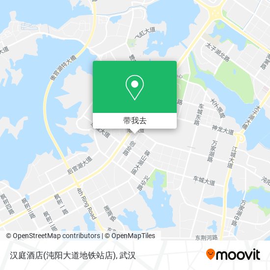 汉庭酒店(沌阳大道地铁站店)地图