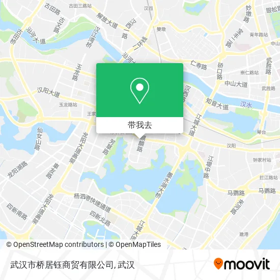 武汉市桥居钰商贸有限公司地图