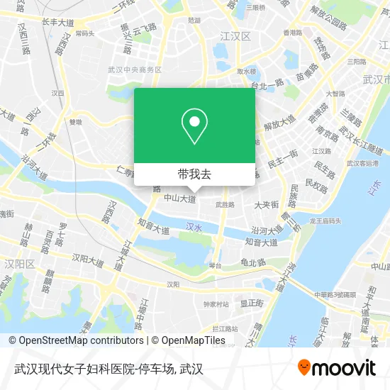 武汉现代女子妇科医院-停车场地图