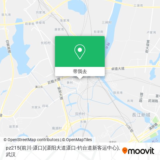 pz215(前川-滠口)(滠阳大道滠口-钓台道新客运中心)地图