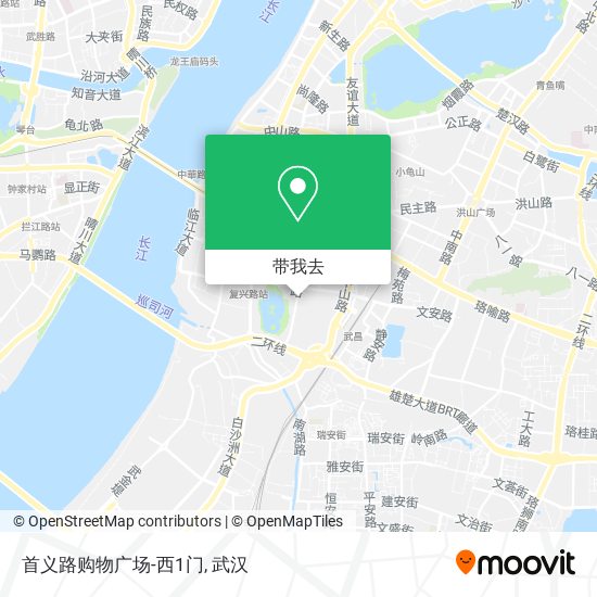 首义路购物广场-西1门地图