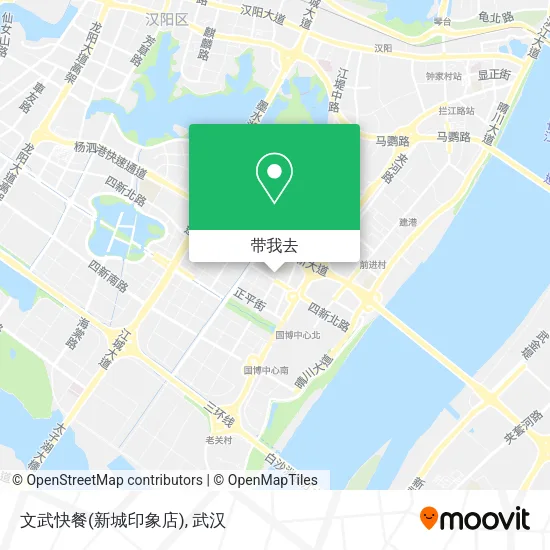 文武快餐(新城印象店)地图