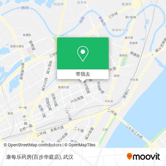 康每乐药房(百步华庭店)地图