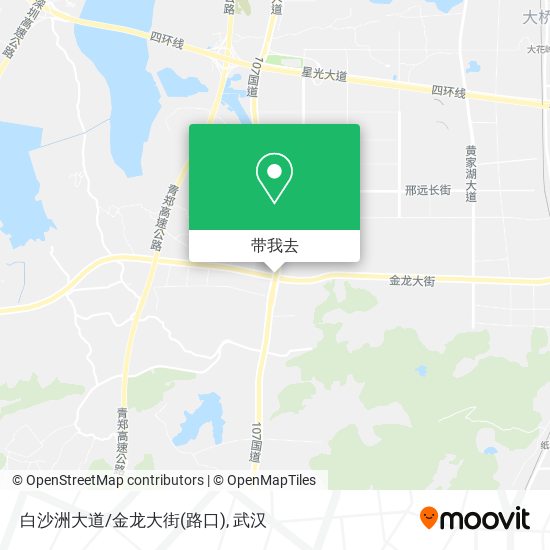 白沙洲大道/金龙大街(路口)地图
