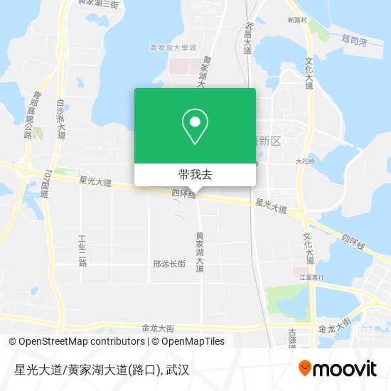 星光大道/黄家湖大道(路口)地图