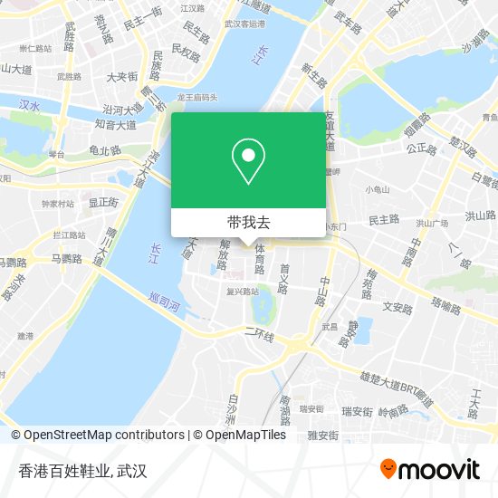 香港百姓鞋业地图