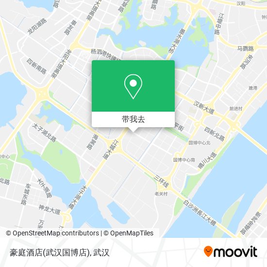 豪庭酒店(武汉国博店)地图