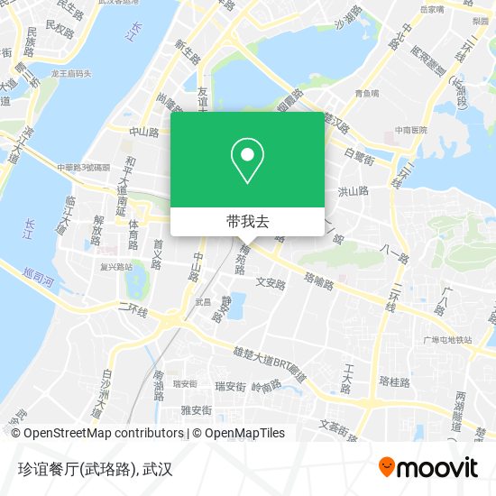 珍谊餐厅(武珞路)地图