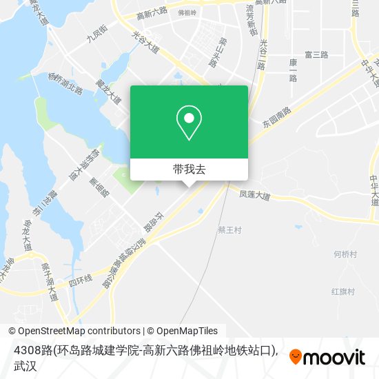 4308路(环岛路城建学院-高新六路佛祖岭地铁站口)地图