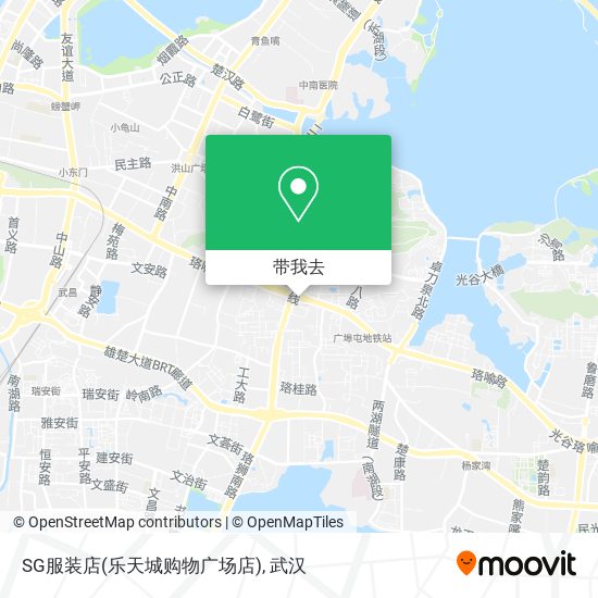 SG服装店(乐天城购物广场店)地图