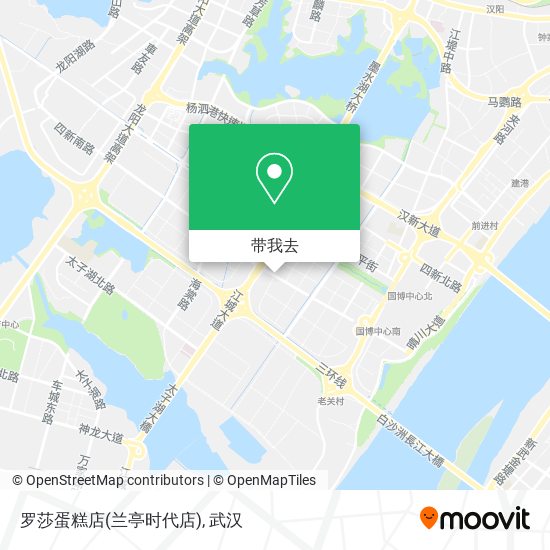 罗莎蛋糕店(兰亭时代店)地图