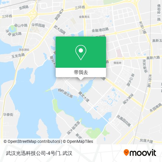 武汉光迅科技公司-4号门地图