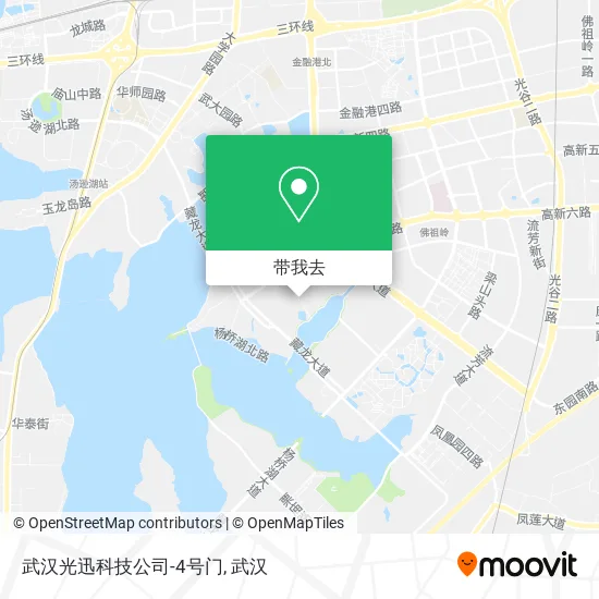 武汉光迅科技公司-4号门地图