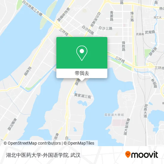 湖北中医药大学-外国语学院地图