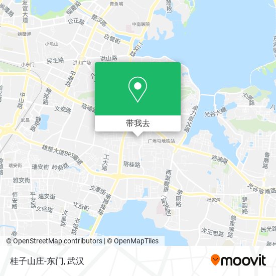 桂子山庄-东门地图