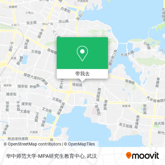 华中师范大学-MPA研究生教育中心地图