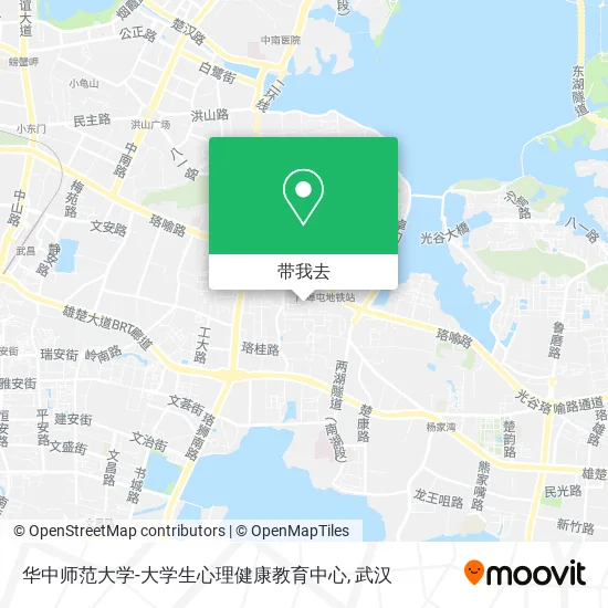 华中师范大学-大学生心理健康教育中心地图