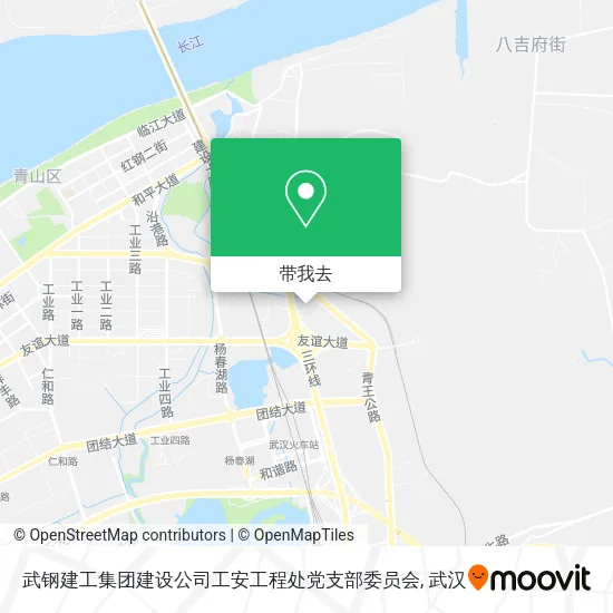 武钢建工集团建设公司工安工程处党支部委员会地图