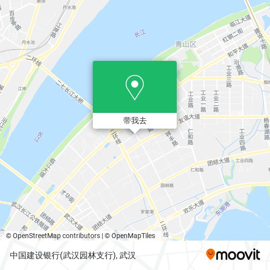 中国建设银行(武汉园林支行)地图