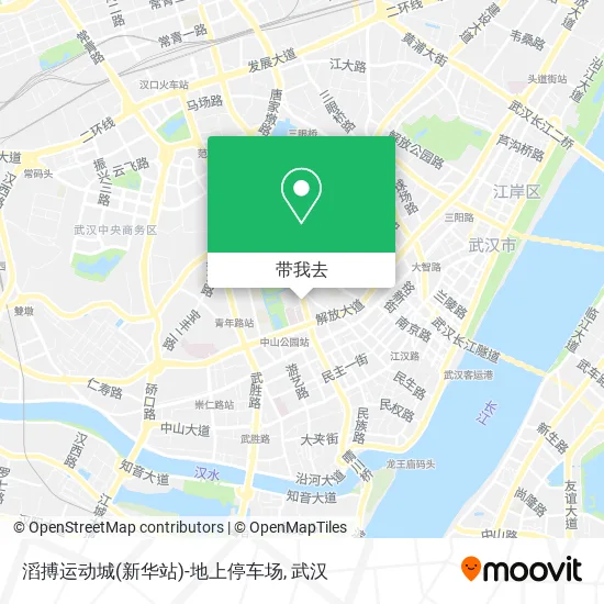 滔搏运动城(新华站)-地上停车场地图