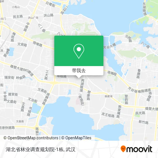 湖北省林业调查规划院-1栋地图