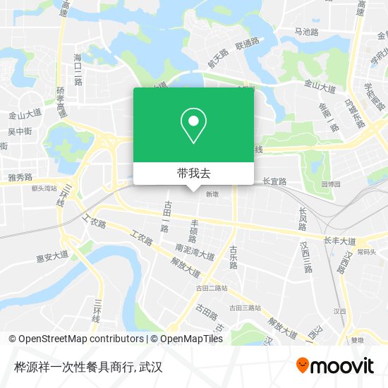 桦源祥一次性餐具商行地图