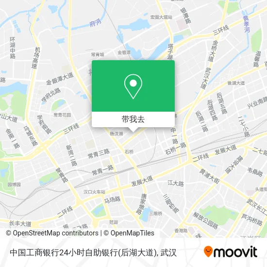 中国工商银行24小时自助银行(后湖大道)地图