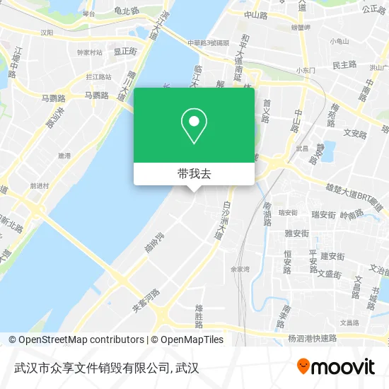 武汉市众享文件销毁有限公司地图