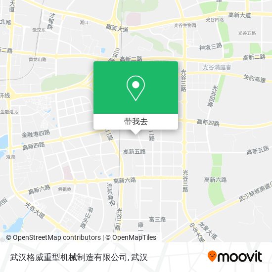 武汉格威重型机械制造有限公司地图