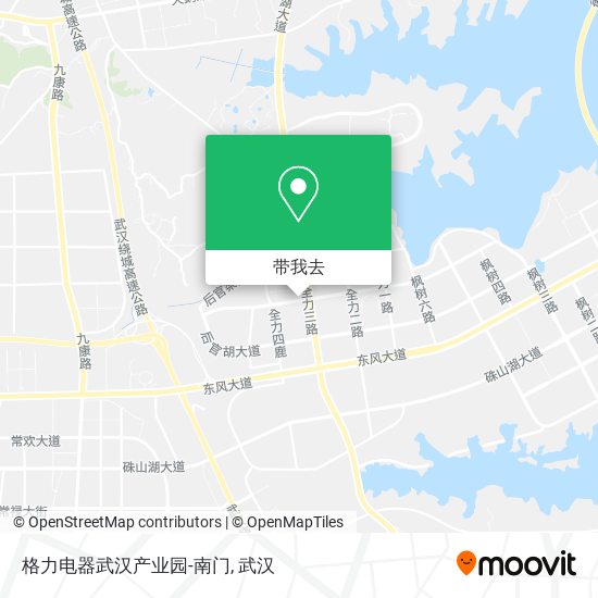 格力电器武汉产业园-南门地图
