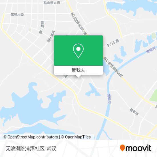 无浪湖路浦潭社区地图