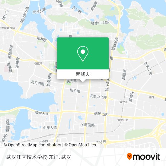 武汉江南技术学校-东门地图