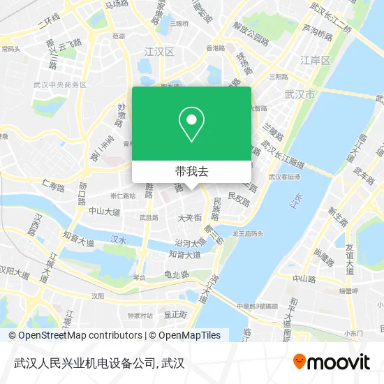 武汉人民兴业机电设备公司地图