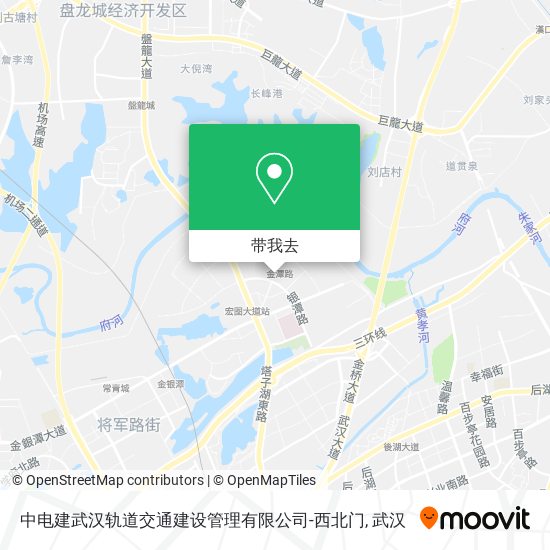 中电建武汉轨道交通建设管理有限公司-西北门地图