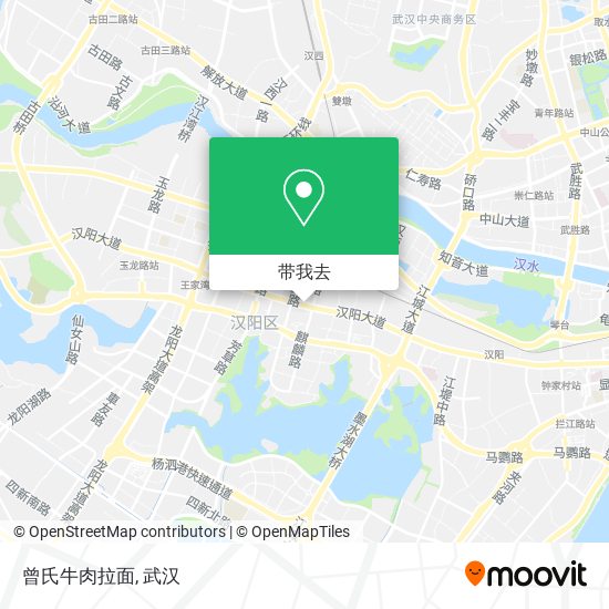 曾氏牛肉拉面地图