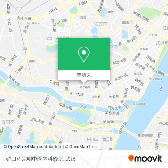 硚口程宗明中医内科诊所地图