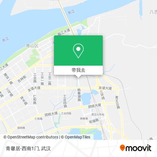 青馨居-西南1门地图