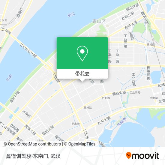 鑫谨训驾校-东南门地图