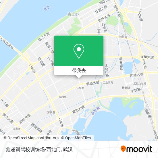 鑫谨训驾校训练场-西北门地图