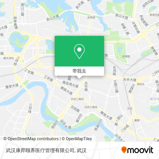武汉康昇颐养医疗管理有限公司地图