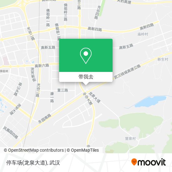 停车场(龙泉大道)地图