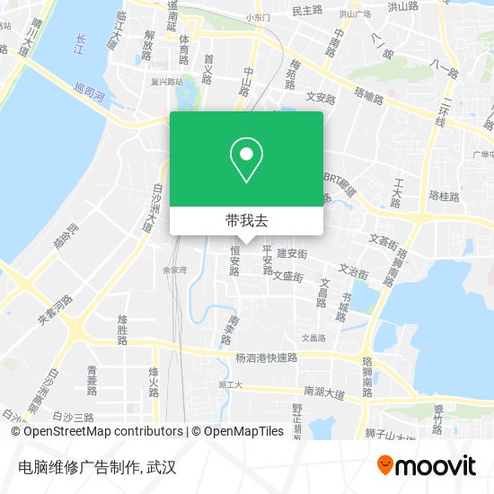 电脑维修广告制作地图