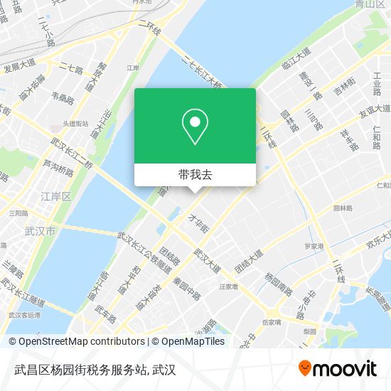 武昌区杨园街税务服务站地图
